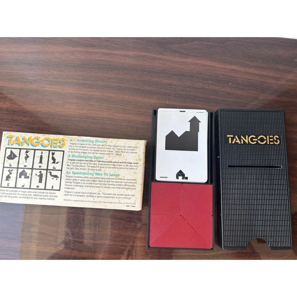 Tangoes The Ancient Chinese Puzzle Game Rex Games Vintage‎ Travel Set 1988